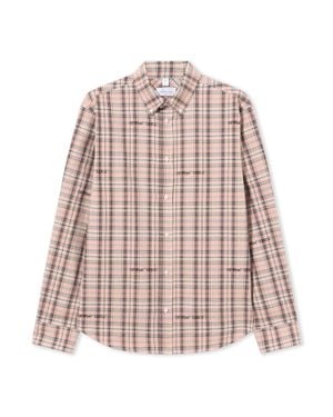 Off-White c/o Virgil Abloh Marker Check Flannel Shirt - Pink