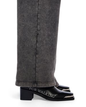 Off-White c/o Virgil Abloh For Walking Texan Ankle Boots - Gray
