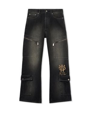 Off-White c/o Virgil Abloh Gothic Skate Cargo Jeans - Black