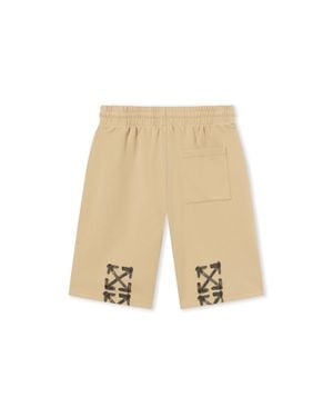 Off-White c/o Virgil Abloh Spray Arrow Skate Sweatshorts - Natural