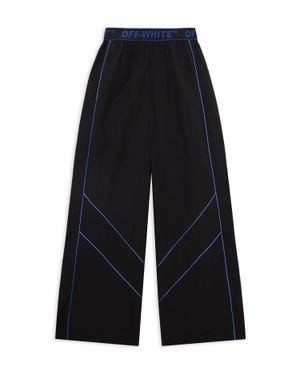 Off-White c/o Virgil Abloh Logoband Nylon Pants - Blue