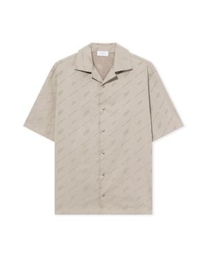 Off-White c/o Virgil Abloh Owr Jacquard Bowling Shirt - White