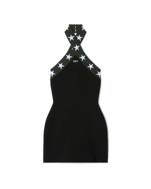 Off-White c/o Virgil Abloh Star Mini Dress - Black