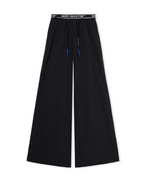 Off-White c/o Virgil Abloh Wide-Leg Trousers - Blue