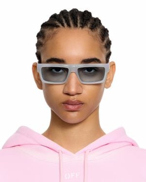 Off-White c/o Virgil Abloh Montgomery Light Lens Sunglasses - Pink