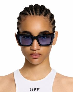 Off-White c/o Virgil Abloh Virgil L Light Lens Sunglasses - Blue