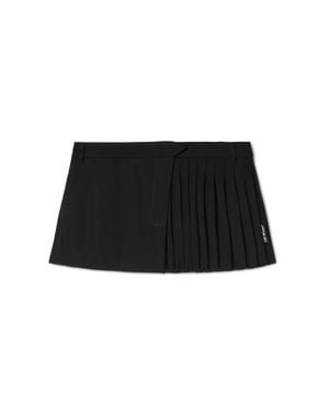 Off-White c/o Virgil Abloh Wool Mini Skirt - Black