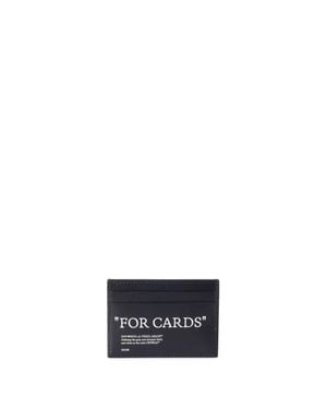 Off-White c/o Virgil Abloh Quote Card Case - White