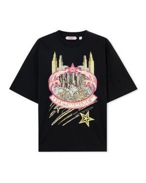 Off-White c/o Virgil Abloh Big Frame World Skate T-Shirt - Black
