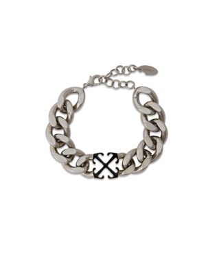 Off-White c/o Virgil Abloh Enamel Arrow Chain Bracelet - Metallic