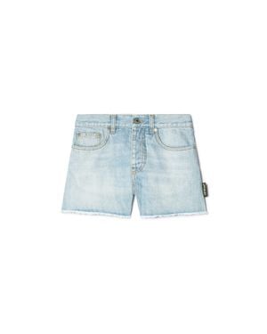 Off-White c/o Virgil Abloh Denim Doll Shorts - Blue