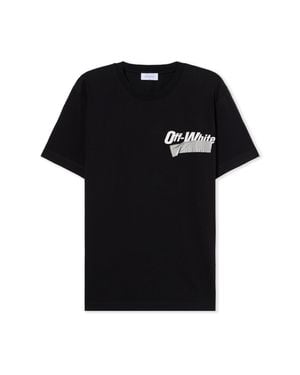 Off-White c/o Virgil Abloh Cupid Tape Slim T-Shirt - Black