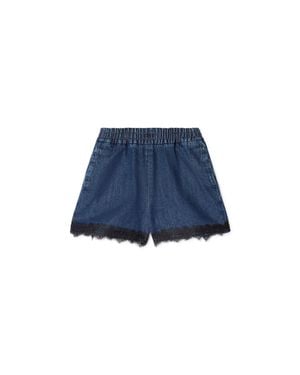 Off-White c/o Virgil Abloh Lace 20S Denim Short - Blue