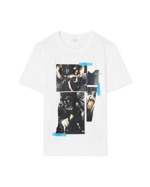 Off-White c/o Virgil Abloh T-Shirt Regular Tape Mercy - Bianco