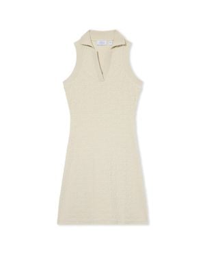 Off-White c/o Virgil Abloh Terry Off Polo Dress - White