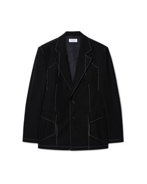 Off-White c/o Virgil Abloh 00 Wool Blazer - Black