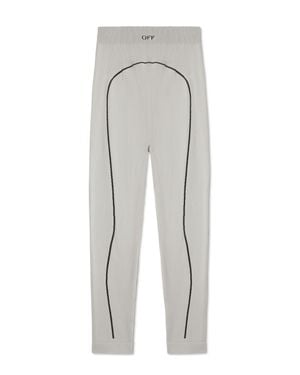 Off-White c/o Virgil Abloh Off Stamp Leggings - Gray