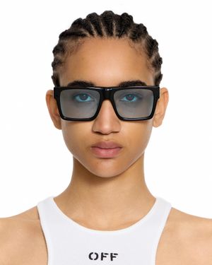 Off-White c/o Virgil Abloh Casper Light Lens Sunglasses - Black