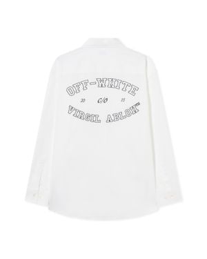 Off-White c/o Virgil Abloh University Popl Oversize Shirt - White