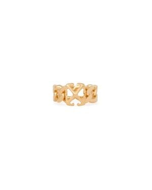 Off-White c/o Virgil Abloh Arrow Chain Ring - White