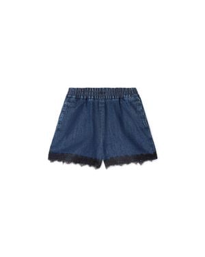 Off-White c/o Virgil Abloh Lace 20S Denim Short - Blue