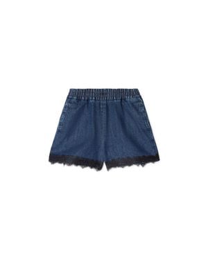 Off-White c/o Virgil Abloh Lace 20S Denim Short - Blue