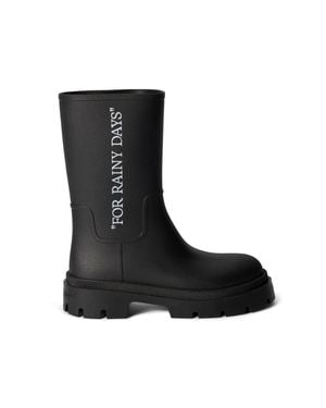 Off-White c/o Virgil Abloh Reboot Rainy Days Boots - Black