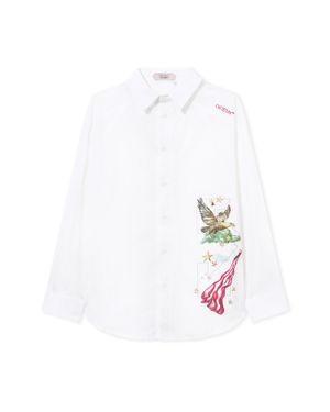 Off-White c/o Virgil Abloh Dream Arrow Poplin Overshirt - White