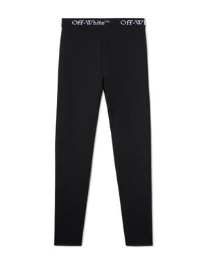 Off-White c/o Virgil Abloh Leggings With Logo Band - Black