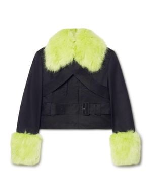 Off-White c/o Virgil Abloh Co Cross Cargo Jacket - Blue