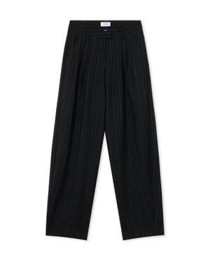 Off-White c/o Virgil Abloh Pinstripe Balloon Pants - Black