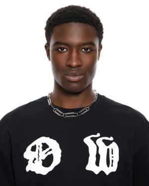 Off-White c/o Virgil Abloh Paperclip Chain Necklace - Black