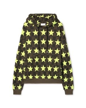 Off-White c/o Virgil Abloh Stars Ao Skate Hoodie - Green