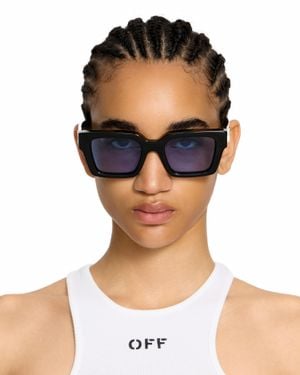 Off-White c/o Virgil Abloh Clip On Light Lens Sunglasses - Black