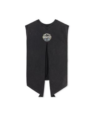 Off-White c/o Virgil Abloh Butterfly Patch Open Back Tank Top - Black