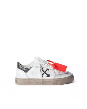 Off-White c/o Virgil Abloh Vulcanized Low Worn Out Trainers - White
