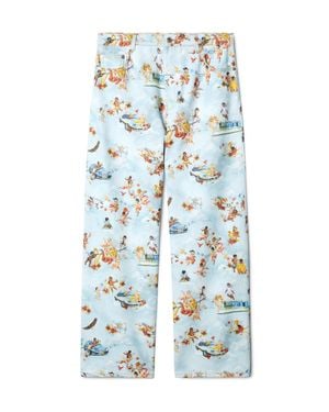 Off-White c/o Virgil Abloh Fresco Print Straight Jeans - White