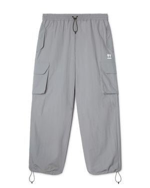 Off-White c/o Virgil Abloh Dark Off Parachute Pants - Gray