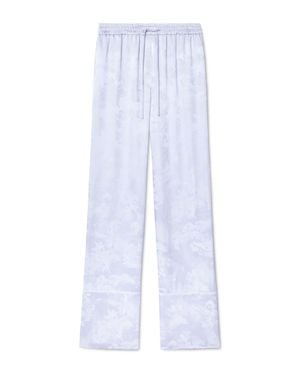 Off-White c/o Virgil Abloh Fresco Jacq Vi Pyjama Trousers Serenity-Whi - White