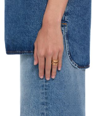 Off-White c/o Virgil Abloh Paperclip Ring - Blue