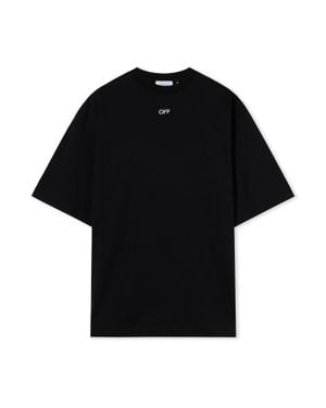 Off-White c/o Virgil Abloh Scribble Narciso Skate Short Sleeve T-Shirt - Black