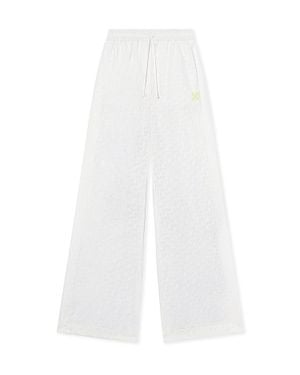 Off-White c/o Virgil Abloh Off Stamp Wide-Leg Trousers - White