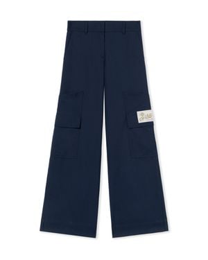 Off-White c/o Virgil Abloh Gabardine Tailoring Cargo Pants - Blue