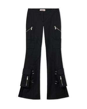 Off-White c/o Virgil Abloh Pocket Belt Flare Pants - Black