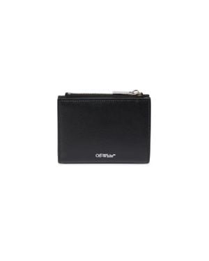 Off-White c/o Virgil Abloh Jitney Quote Zipped Bifold - Nero