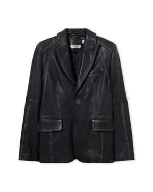 Off-White c/o Virgil Abloh Bookish Buffalo Single-Breasted Jacket - Black