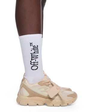 Off-White c/o Virgil Abloh Be Right Back Suede Sneakers - White
