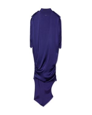 Off-White c/o Virgil Abloh Satin Key Dress - Blue