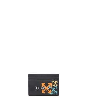 Off-White c/o Virgil Abloh Bookish Spray Arrow Card Case - White