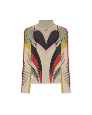 Off-White c/o Virgil Abloh Seamless Colour Block Top - White